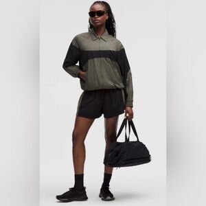NWT Lululemon color block collared Jacket Sz Large